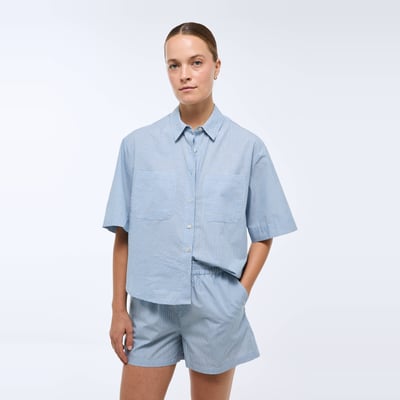Pyjashort rayé en coton BIO GOTS MONOPRIX