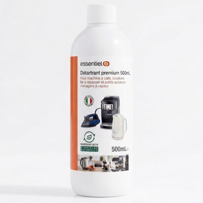 Détartrant Premium 500mL multi-appareils, efficace contre le calcaire ESSENTIEL B