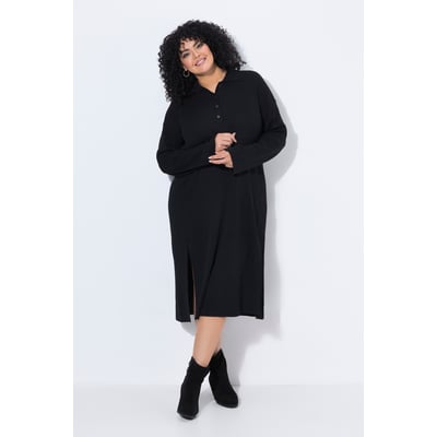 Robe longue en jersey côtelé, coupe oversize ULLA POPKEN