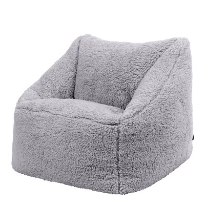 Pouf fauteuil enfant en polaire sherpa ICON