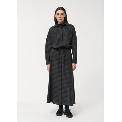 Jupe Kookai Taille 36 - Imprimé Carreaux Gris, Plissée, Doublée - Occasion Très Bon état