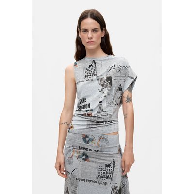 T-shirt imprimé 100 % coton DESIGUAL