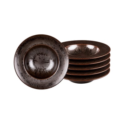 Assiette à pâtes Onyx 27 cm (lot de 6) - ONYX TABLE PASSION