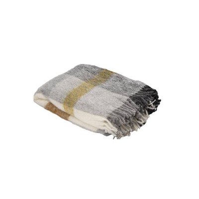 Plaid laine mohair et alpaga ISEO TOISON D OR