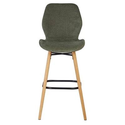 Chaise snack tissu soft touch noir ZAGO