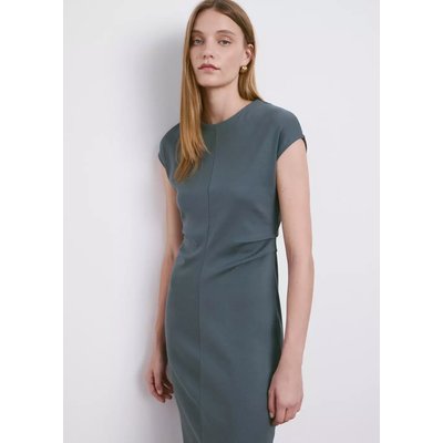 Robe midi détail drapé MANGO