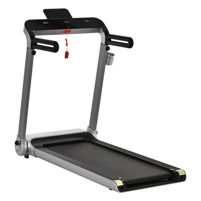 Tapis électrique de course pliable 1-15 Km/h gris noir HOMCOM