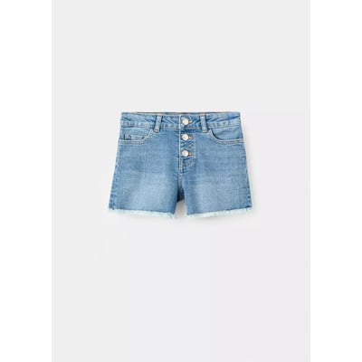 Shorts avec finitions effilochées MANGO KIDS