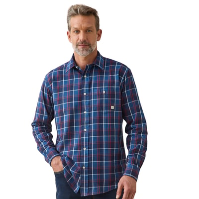 Chemise en flanelle pur coton homme DAXON