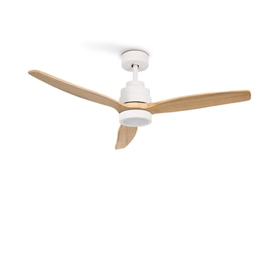 Ventilateur de plafond 40W  avec lumière et télécommande WIND STYLANCE NATURAL WOOD CREATE