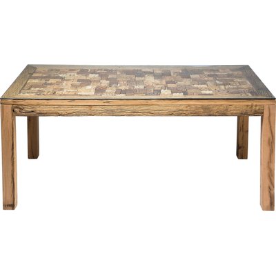 Table en bois recyclé et verre, MEMORY KARE DESIGN