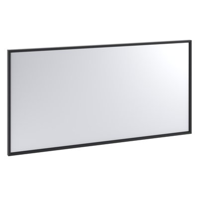 Miroir de salle de bain rectangulaire en MDF noir, Studio SENSEA