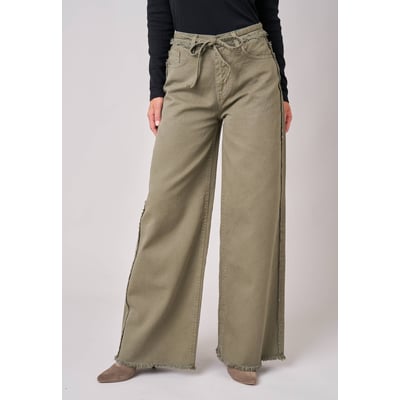 Jean wide leg femme 100% coton PRISTY DEELUXE