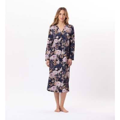 Chemise de nuit longue en coton GLORIA 811 LE CHAT