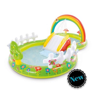 Aire de jeux gonflable Mon jardin INTEX