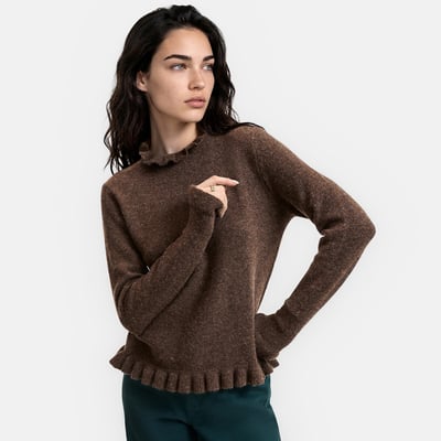 Ruffle Detail Jumper LA REDOUTE COLLECTIONS