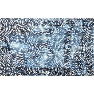 Tapis Stamp bleu 240x170cm KARE DESIGN