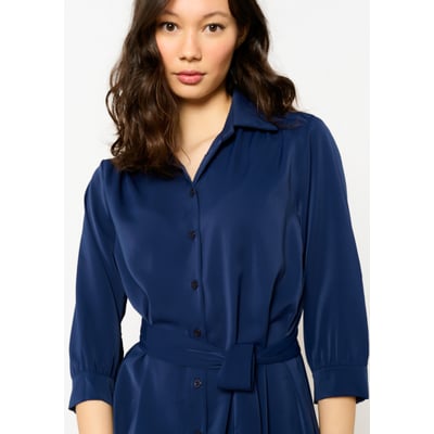 Robe-chemise avec lien à nouer LOLALIZA