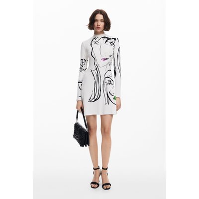 Robe imprimée visages DESIGUAL