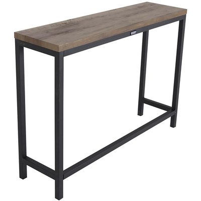 Console en acier et MDF Rise Plateau imitation teck VENTURE HOME