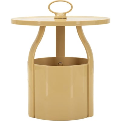 Table d'appoint ronde avec rangement MODERN RECOLLECTION