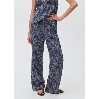 Pantalon en imprimé à fleurs MANGO TEEN