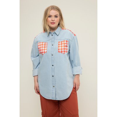 Chemisier en jean oversized à col de chemise STUDIO UNTOLD
