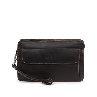 Pochette dragonne  Cuir FÉLIN HEXAGONA