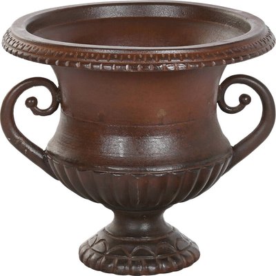 Vase décoratif en fonte finition  oxyde style antique RECOLLECTION