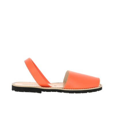 Sandales en cuir talon plat AVARCA CUIR BLANCO MINORQUINES