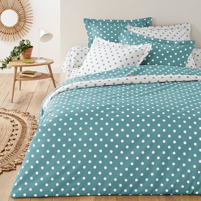 Housse de couette pur coton imprimé pois, Clarisse LA REDOUTE INTERIEURS