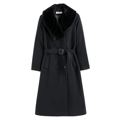 Wool Mix Coat with Button Fastening ANNE WEYBURN