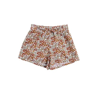 Short en coton lavé imprimé, Flower GABRIELLE PARIS