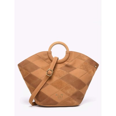 Sac porté main Neflier patchwork WOOMEN
