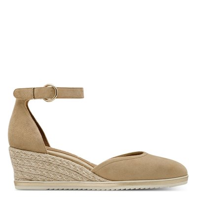 Sandales compensées en cuir TAMARIS