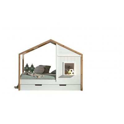 Lit cabane Babs ouvert + Lit gigogne VIPACK