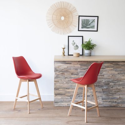 Lot de 2 tabourets scandinaves, SVEN HAPPY GARDEN