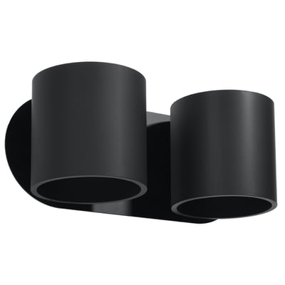 Applique Aluminium Noir G9 2 Orbis EDEN