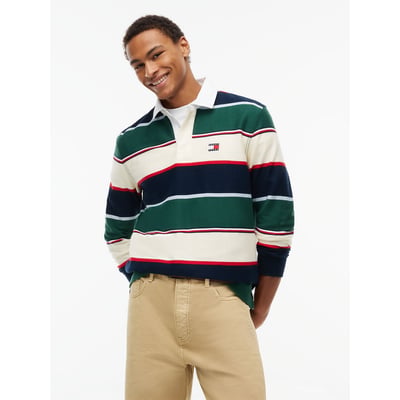 Polo manches longues, coupe relaxed TOMMY JEANS