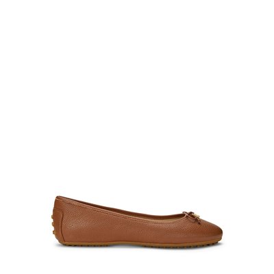 Ballerines en cuir talon plat JAYNA LAUREN RALPH LAUREN