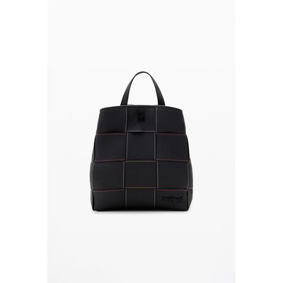 Sac à dos S tressé surpiqûres DESIGUAL