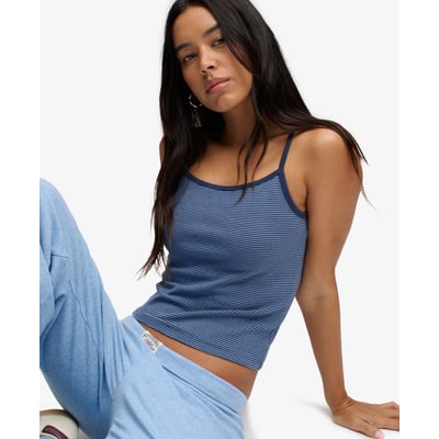 Débardeur Athletic Essentials Rayé Coupe Ajustée SUPERDRY