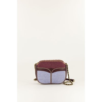 Borsa con cerniera e tracolla a catena, DIVINE SESSUN