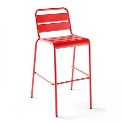 Chaise haute de jardin en métal, PALAVAS OVIALA
