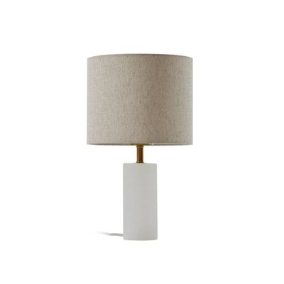 Lampe à poser en textile scandinave LINDBY