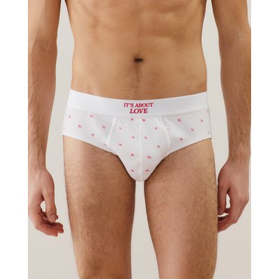Slip en coton à message NOTSIZIZ UNDIZ