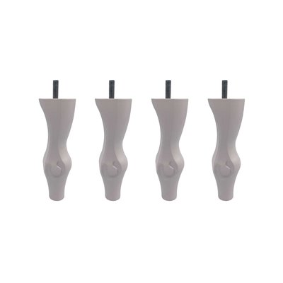 Pied Louis XV bois (lot de 4) SOMEO