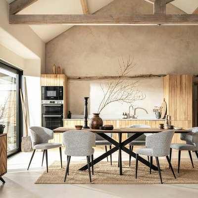 Table à manger en bois de teck recyclé 240 cm MANADO PIER IMPORT