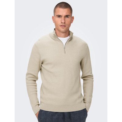 Pull col montant zippé Phil ONLY & SONS