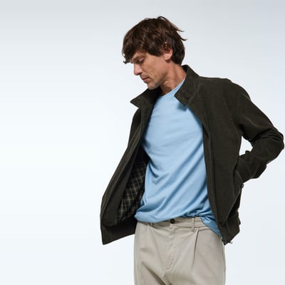 Veste col montant en velours MONOPRIX